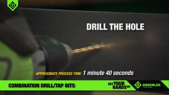 Greenlee Combination Drill/Tap Bits