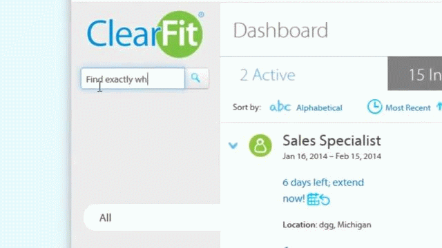 ClearFit-Find Employees and more..