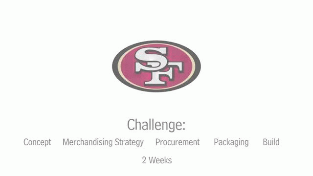 M3 | Messenger project for Centerplate and the San Francisco 49ers - Palo Alto team store